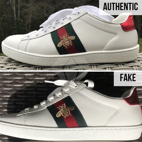 gucci bee sneaker real or fake|gucci sneakers ace women.